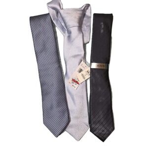 Lot Of 3 New Ties Calvin Klein Alfani And Perry Ellis